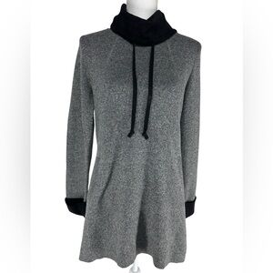 CYNTHIA ROWLEY / Gray & Black Sweater Dress / Medium